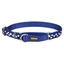 Red Dingo White Spots Dark Blue Martingale nyakörv Small
