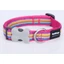 Red Dingo Horizontal Stripes Hot Pink kutya nyakörv Small Red Dingo Horizontal Stripes Hot Pink kutya nyakörv Small