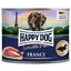 Happy Dog pur konzerv kacsa ízesítésű nedves állateledelfelnőtt kutyák számára 6x200 g