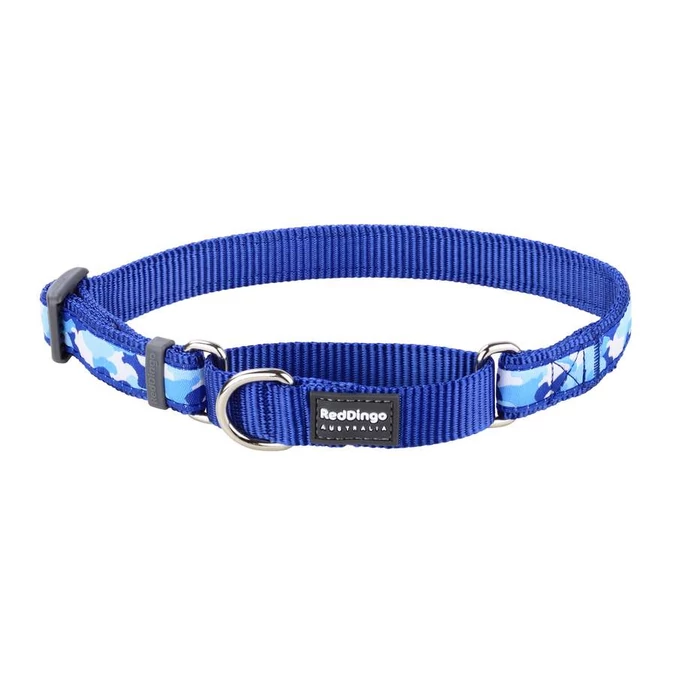 Red Dingo Camouflage Dark Blue Large Martingale nyakörv