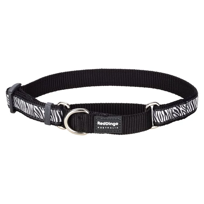 Red Dingo Safari Black Large Martingale nyakörv