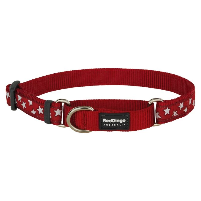 Red Dingo Stars Red Large Martingale nyakörv