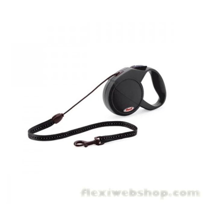 Flexi New Classic szalag L 5m fekete 50kg-ig