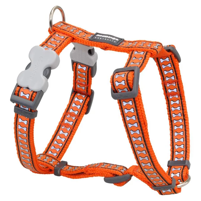Red Dingo Reflective Orange Large Dog hám