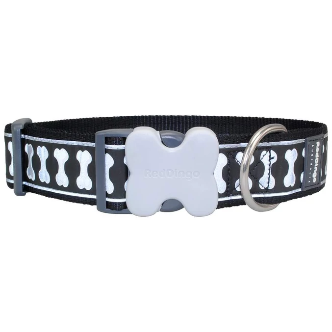 Red Dingo Reflective Black Giant Short kutya nyakörv