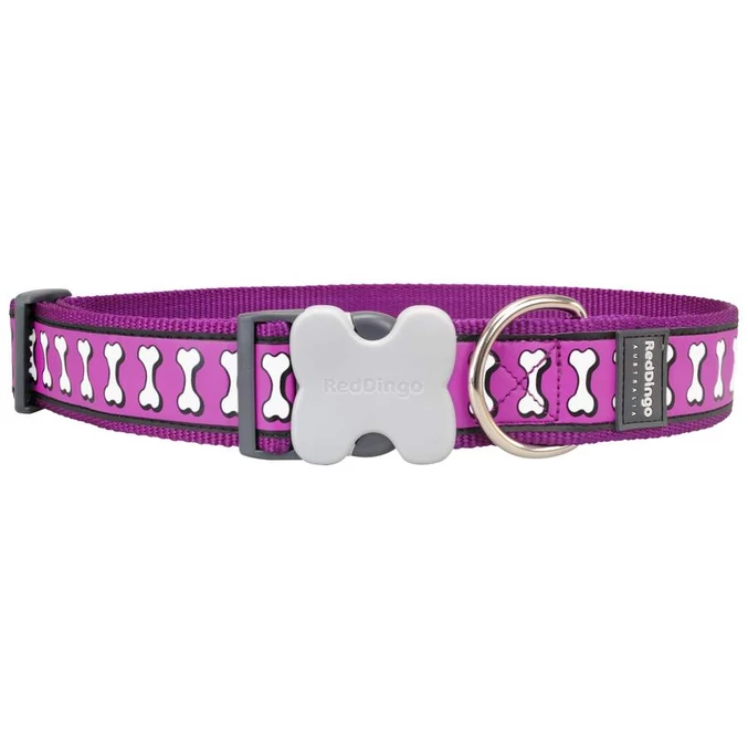 Red Dingo Reflective Purple Giant Long kutya nyakörv