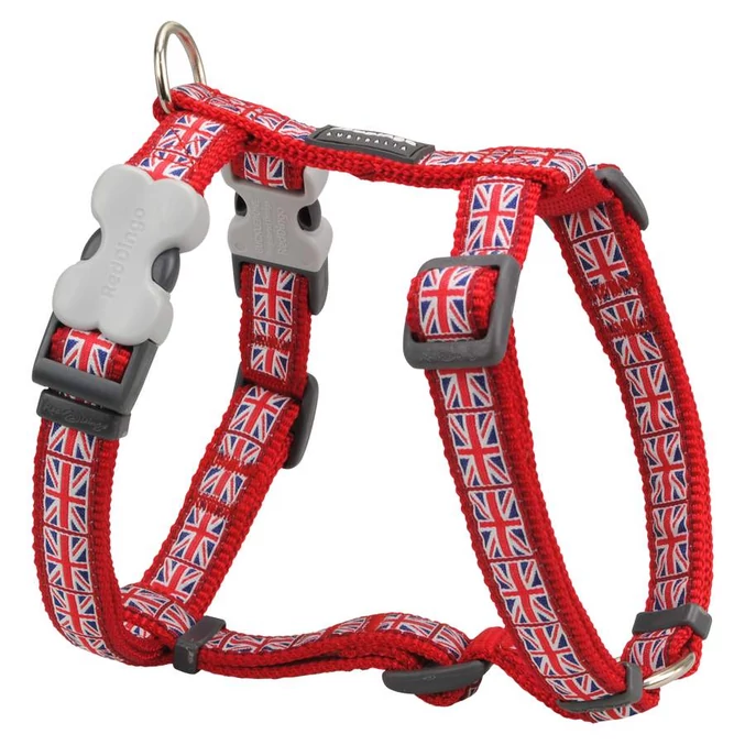 Red Dingo Union Jack Large Dog hám