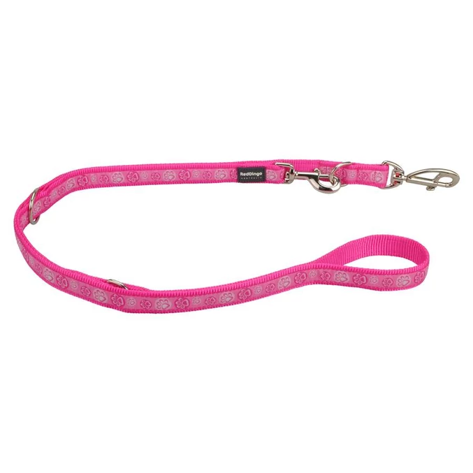 Red Dingo Paw Impressions Hot Pink multi-purpose póráz 200 cm Large