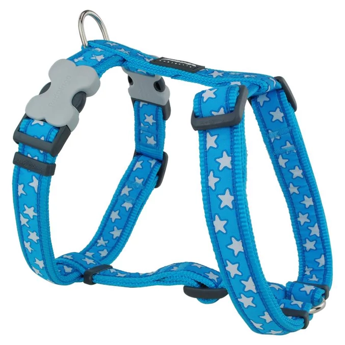 Red Dingo Stars Turquoise Large Dog hám