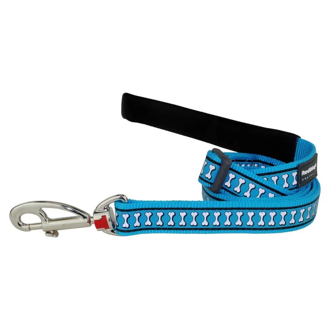 Red Dingo Reflective Turquoise póráz 100-180 cm Large