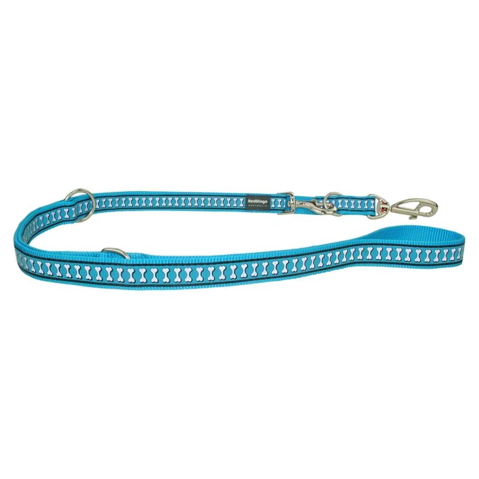 Red Dingo Reflective Turquoise multi-purpose póráz 200 cm Large