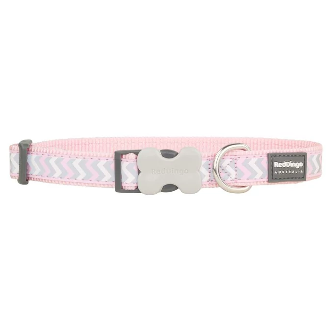 Red Dingo Reflective Ziggy Pink XS kutya nyakörv