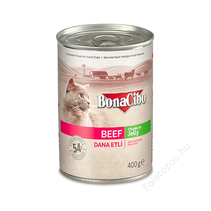 BONACIBO CANNED CAT FOODS BEEF 400g