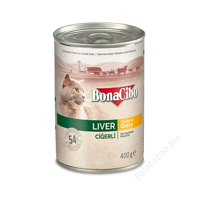 BONACIBO CANNED CAT FOODS LIVER 400g
