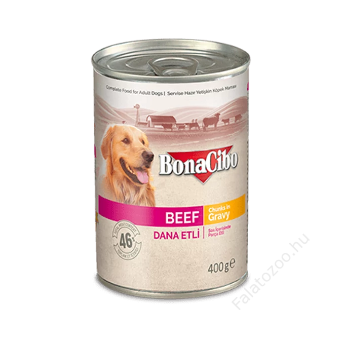 BONACIBO CANNED DOG FOODS BEEF 400g
