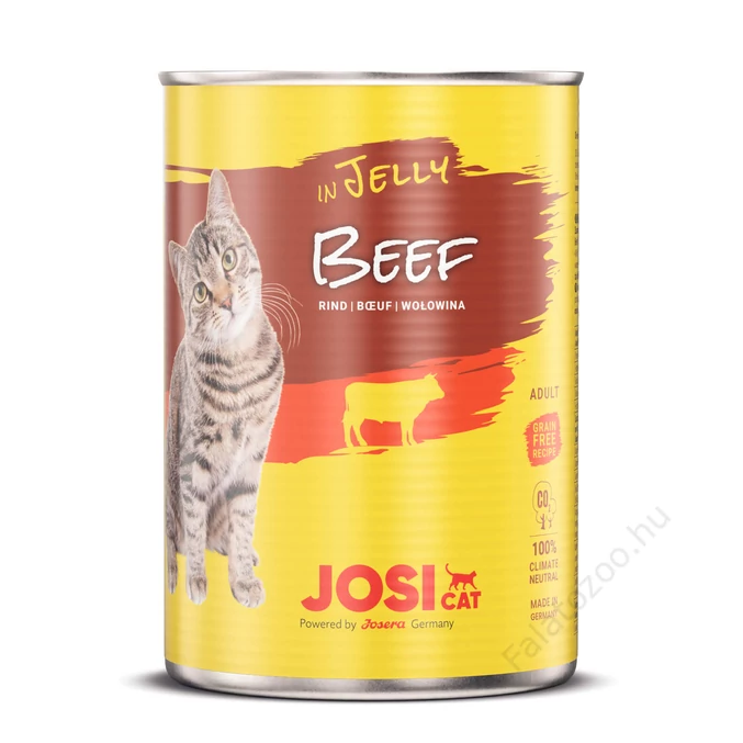 JosiCat konzerv Beef in Jelly 12 x 400g
