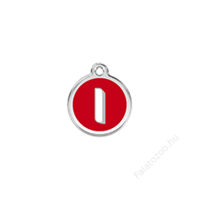 Red Dingo Rozsdamentes I betű mintás acél biléta