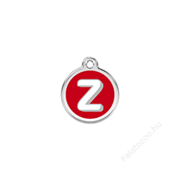 Red Dingo Rozsdamentes Z betű mintás acél biléta