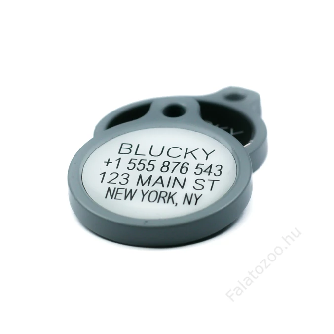 Blucky Cactus White Dog Tag small