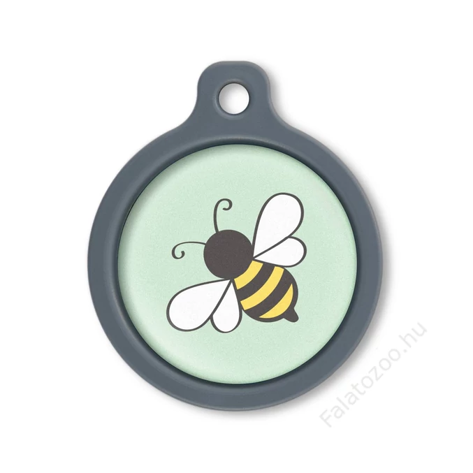Blucky Bee Lime Green Dog Tag large