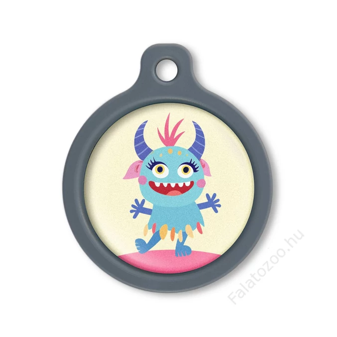 Blucky Beastie Pastel Yellow Dog Tag large