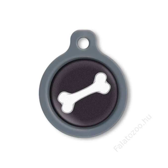 Blucky Bone Black Dog Tag medium
