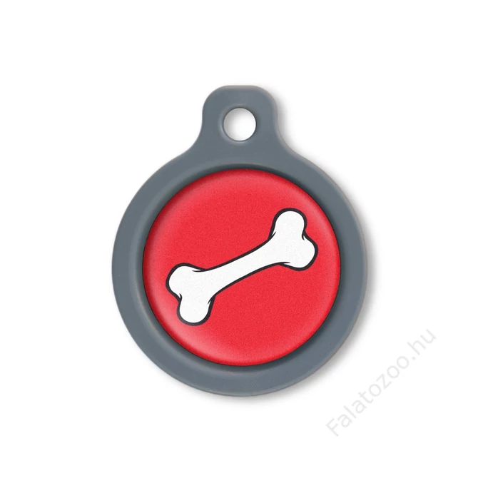 Blucky Bone Red Dog Tag medium