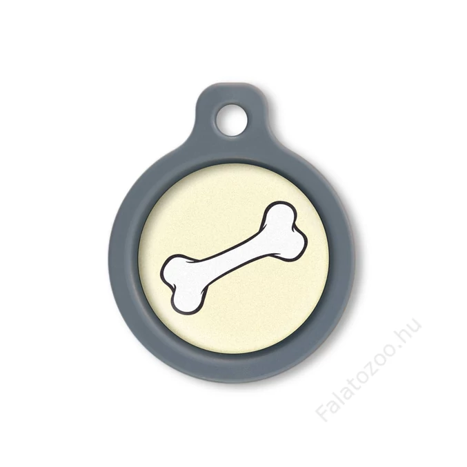Blucky Bone Pastel Yellow Dog Tag medium