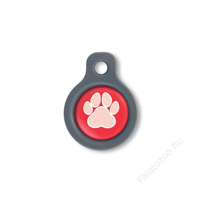 Blucky Wild Paw Red Dog Tag small