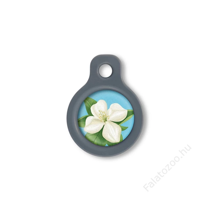 Blucky Jasmine Turquoise Blue Dog Tag small