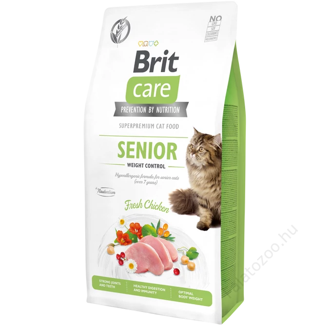 Brit Care Cat Grain Free SENIOR - WEIGHT CONTROL Chicken