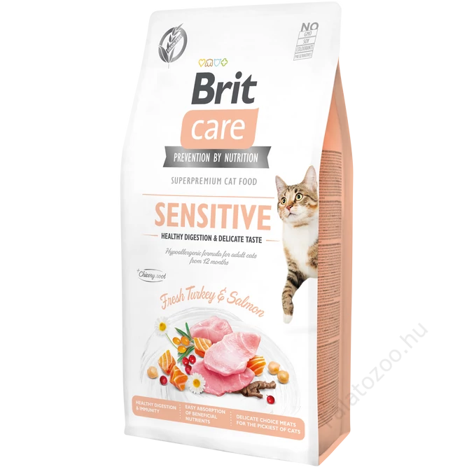 Brit Care Cat Grain Free SENSITIVE Turkey and Salmon