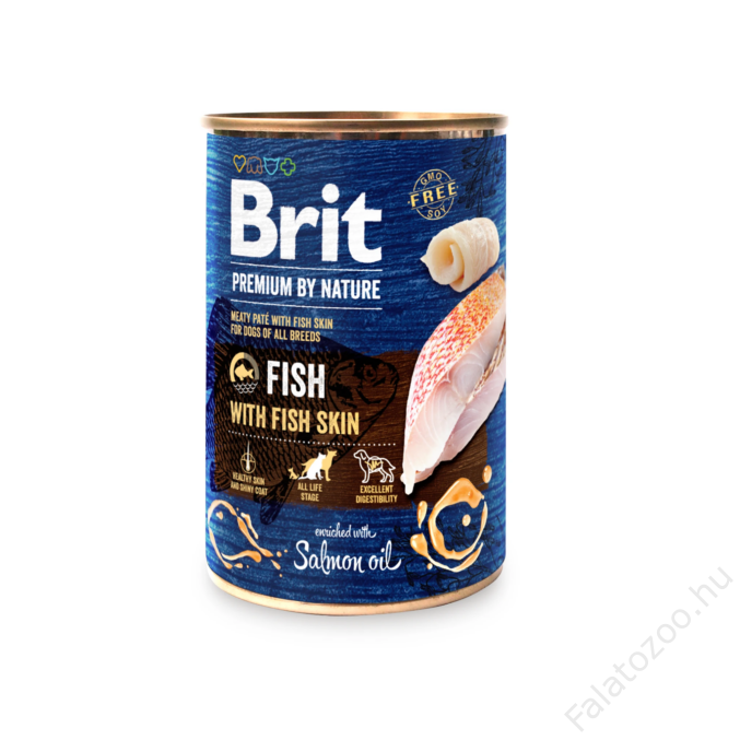 Brit Premium by Nature Paté Fish with Fis Skin 800g