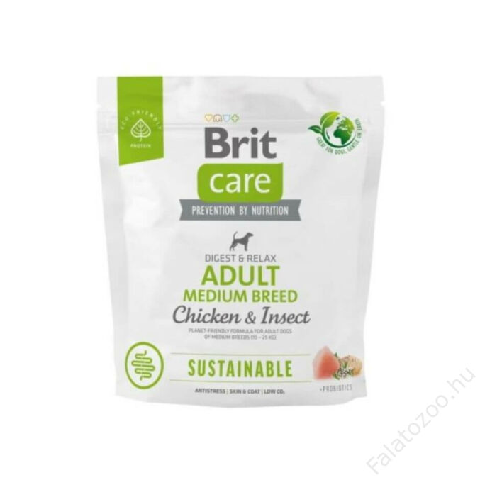 Brit Care Dog Sustainable Insect Adult Medium Breed