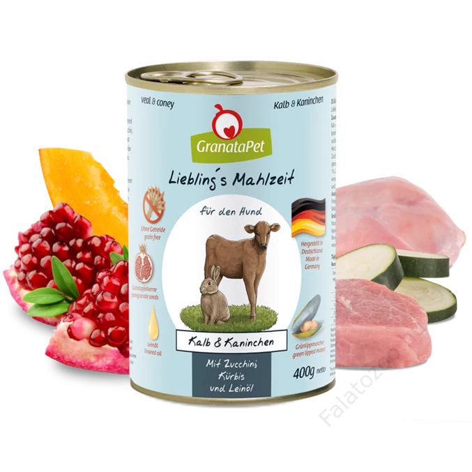 GranataPet Liebling´s Mahlzeit borjú és nyúl konzerv