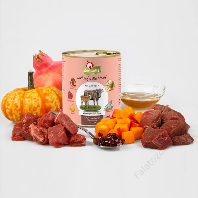 GranataPet Liebling´s Mahlzeit vadragu és marha konzerv
