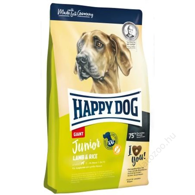 Happy Dog Supreme JUNIOR GIANT LAMM/REIS 15kg
