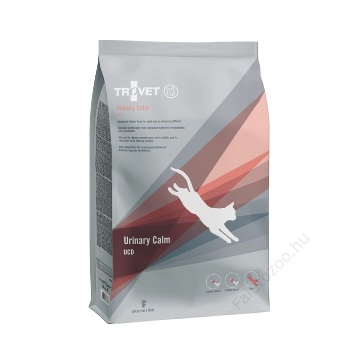 TROVET URINARY &  CALM DIET (UCD) száraztáp macskák részére, 3kg