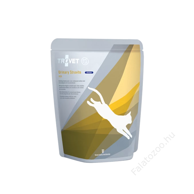 TROVET URINARY & STRUVITE (ASD) CAT  Alutasakos nedves táp 85 g  CSIRKÉS